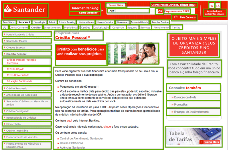 pontos de conversão santander