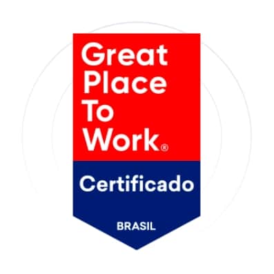 Selo: Great Place to Work - Certificado Brasil